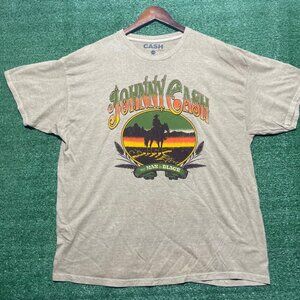 Johnny Cash Men in Black Oversized T-Shirt Dress UO S/M